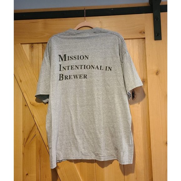 Vintage Men's XL MIB Mission International in Brewer. Men in Black T Shirt. Lee - Picture 2 of 10